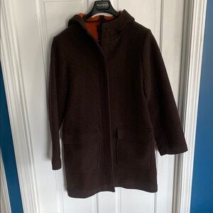 American Eagle Chocolate Brown Wool Coat